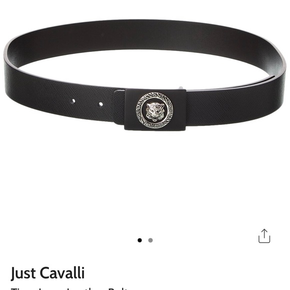 New! Just Cavalli - Leather Men belt